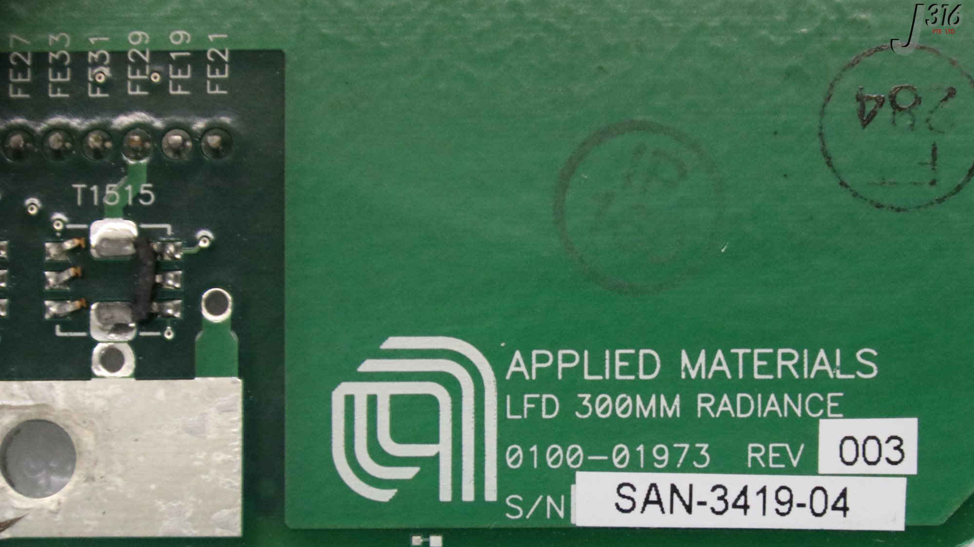 32080 APPLIED MATERIALS PCB ASSY, IMPROVED LAMP FAILURE DET., LFD